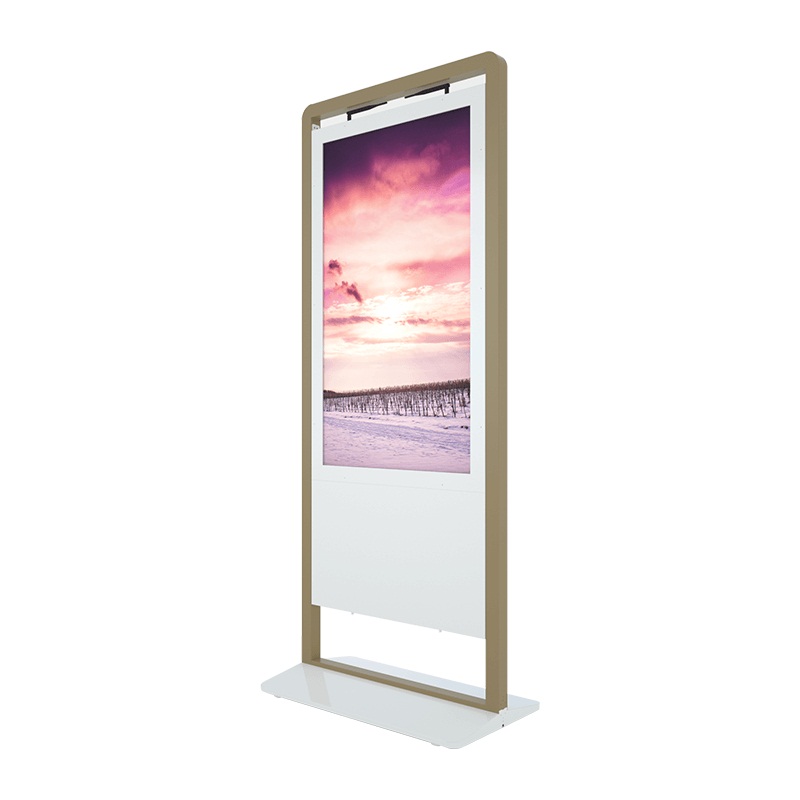 Double-sided vertical LCD advertising machine